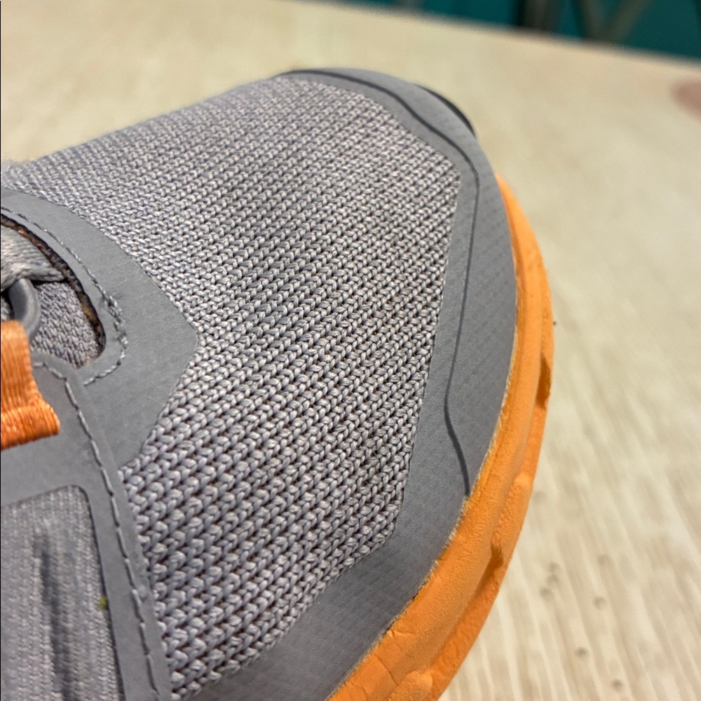 Little Kids OnCloud On Cloudswift Running Sneaker Shoes (Grey/Orange) - Picture 11 of 11